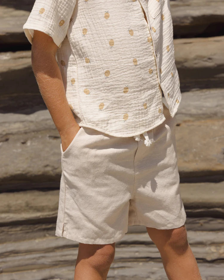 Perry Short | Heathered Cocoa | Rylee & Cru