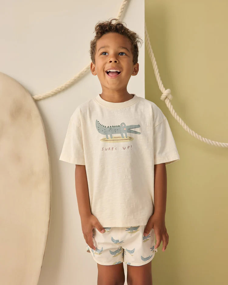 Relaxed Tee | Alligator | Rylee & Cru