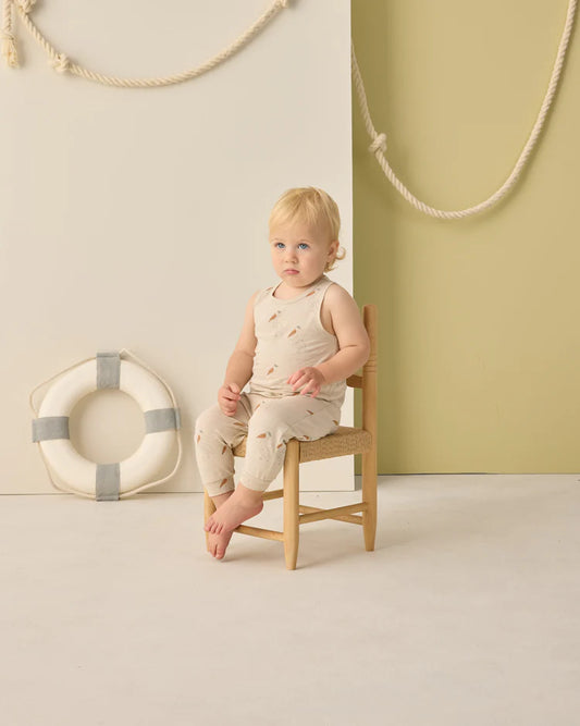 Tank + Slouch Pant Set | Pelican | Rylee & Cru