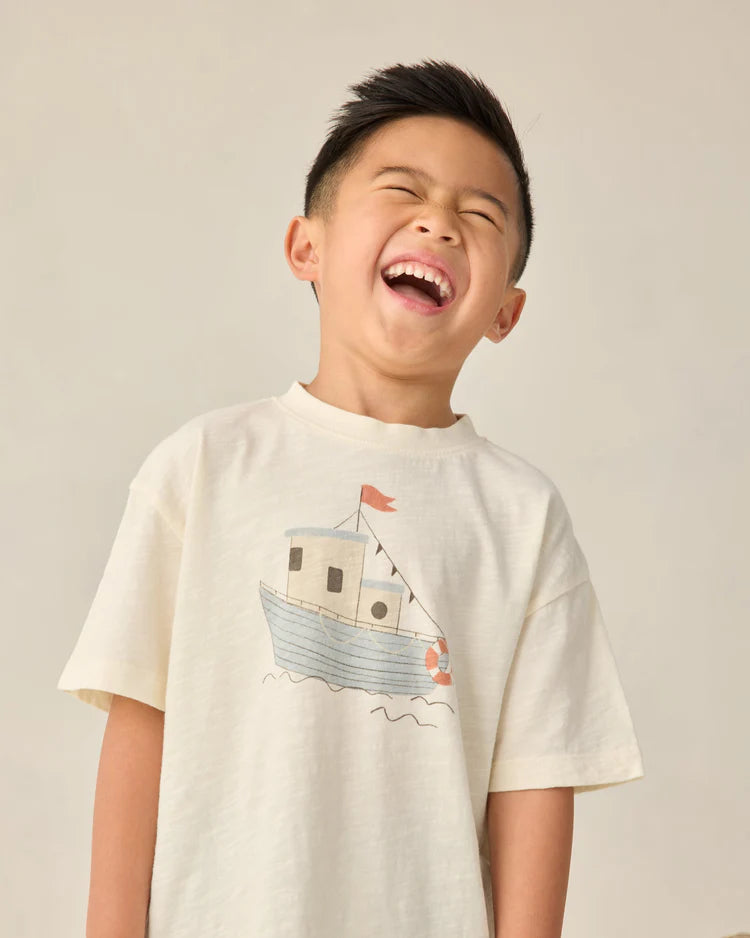 Relaxed Tee | Tug Boat | Rylee & Cru