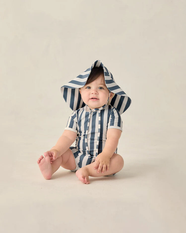 Floppy Sun Hat | Navy Stripe | Rylee & Cru