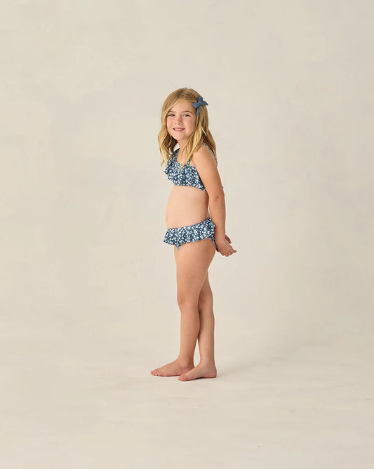 Skirted Bikini | Navy Floral | Rylee & Cru