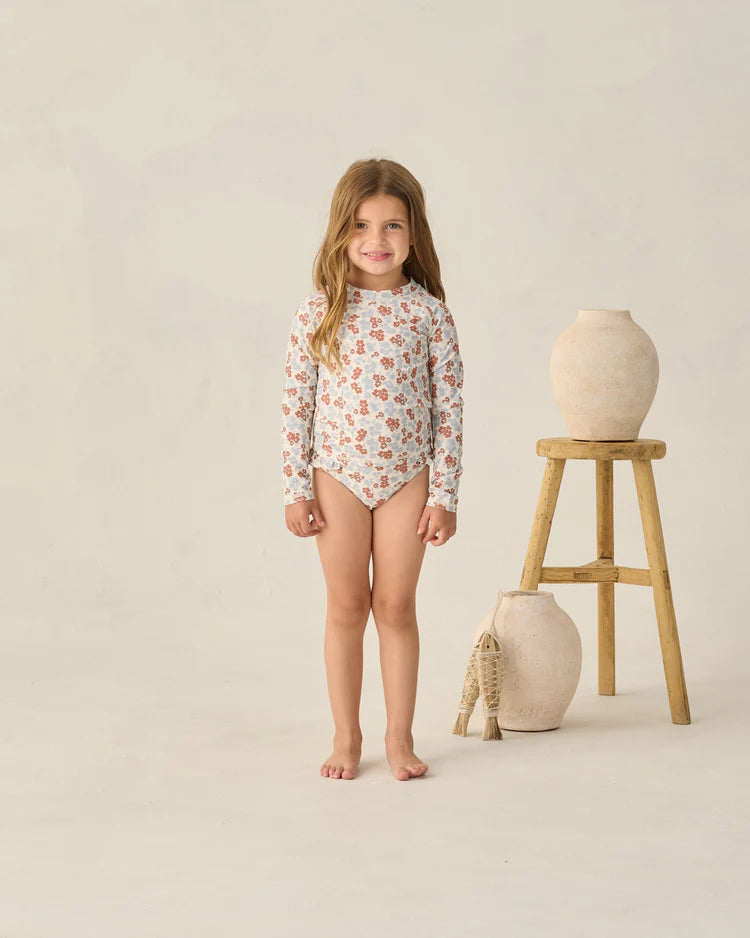 Maryn Rashguard Set | Americana Floral | Rylee & Cru