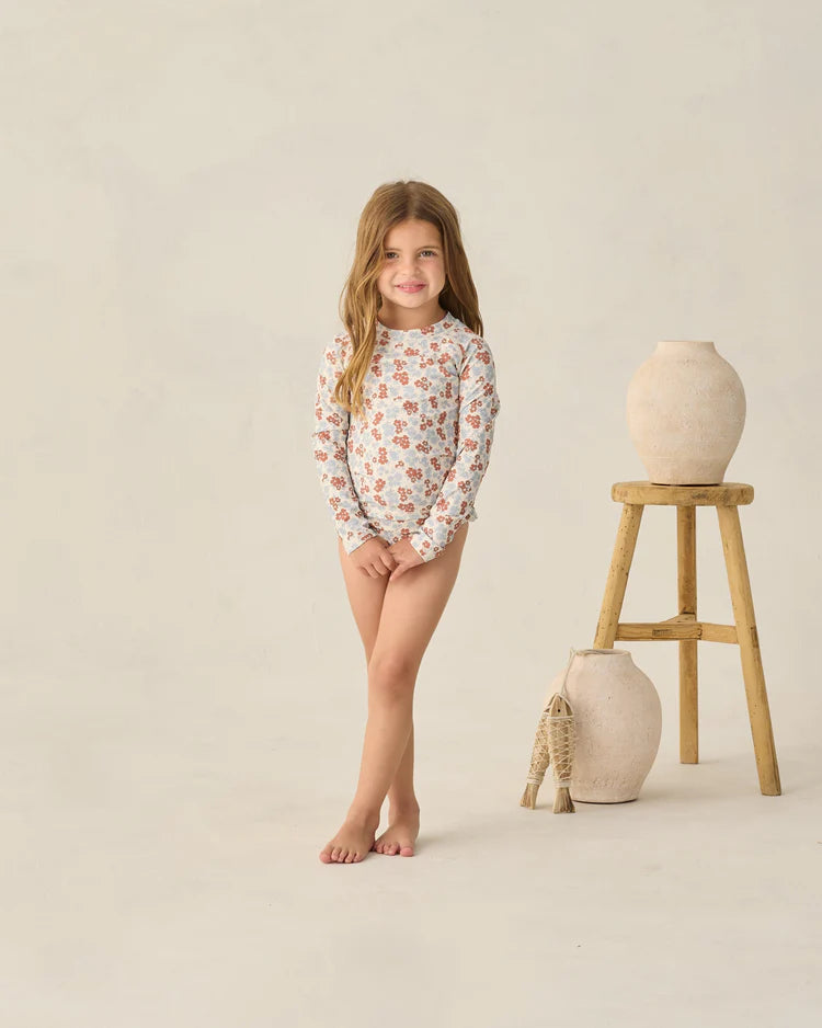 Maryn Rashguard Set | Americana Floral | Rylee & Cru