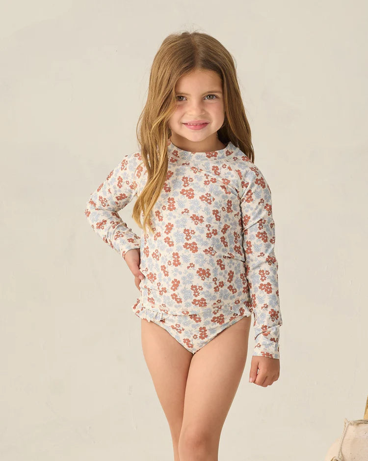 Maryn Rashguard Set | Americana Floral | Rylee & Cru