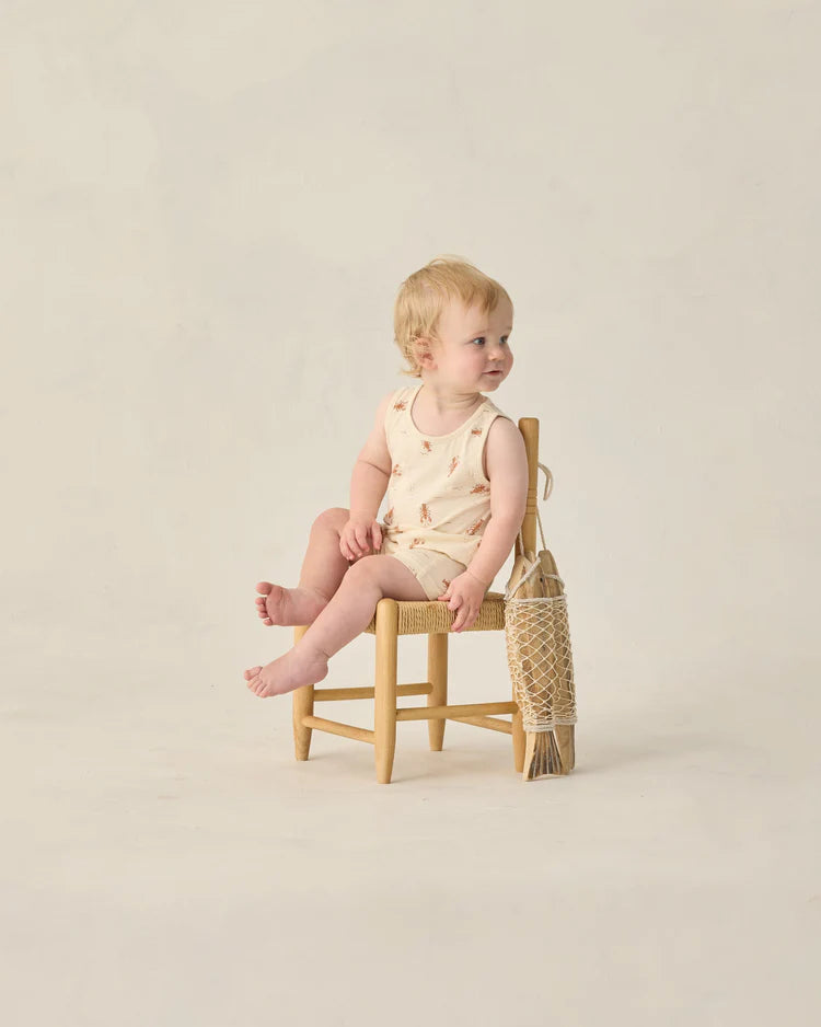 Sleeveless One-Piece | Lobster | Rylee & Cru
