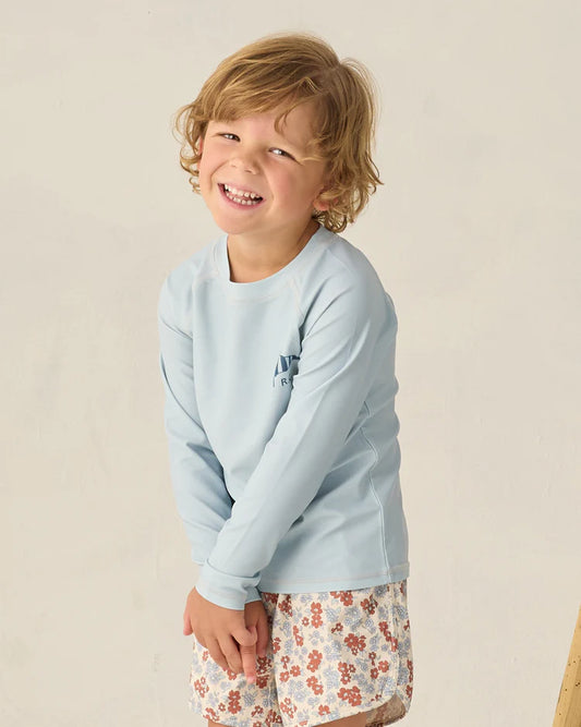 Long Sleeve Rashguard | Light Blue | Rylee & Cru