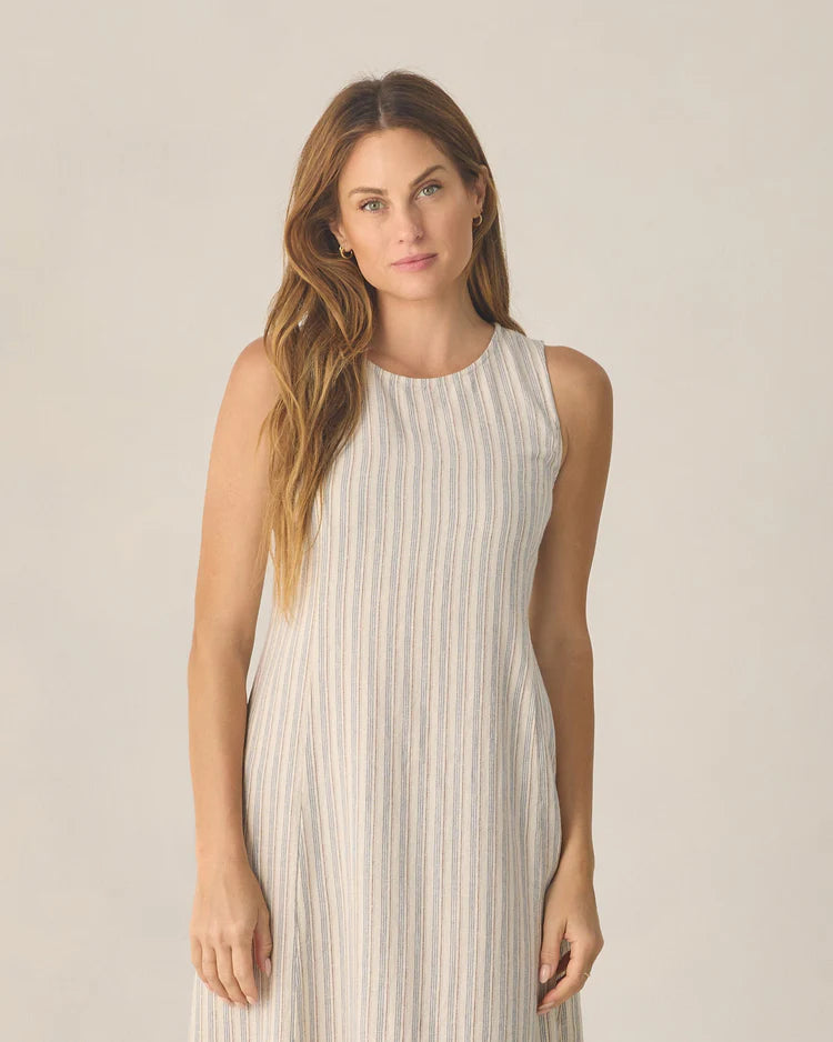Indi Midi Dress | Nautical Stripe | Rylee & Cru
