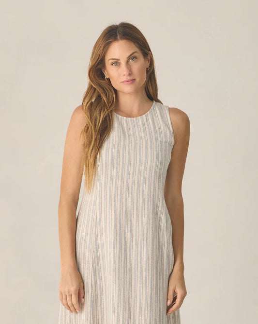 Indi Midi Dress | Nautical Stripe | Rylee & Cru