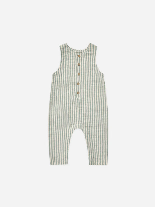 Button Jumpsuit | Rylee + Cru | Summer Stripe