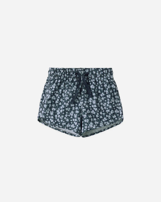 Swim Trunk | Navy Floral | Rylee & Cru