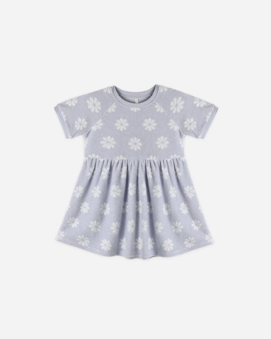 Raglan Dress | Periwinkle Daisy | Rylee & Cru