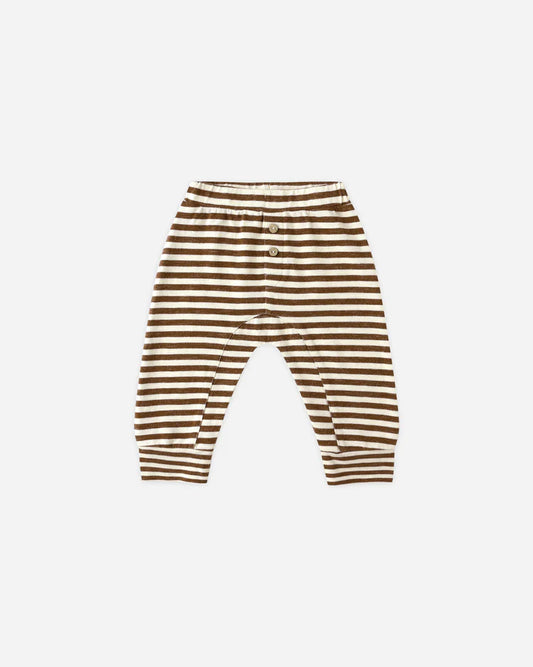 Baby Cru Pant | Brown Stripe | Rylee & Cru