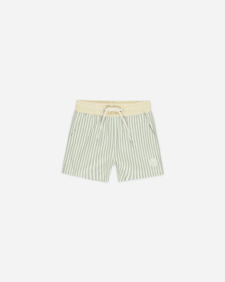 Boardshort | Sage Stripe | Rylee & Cru