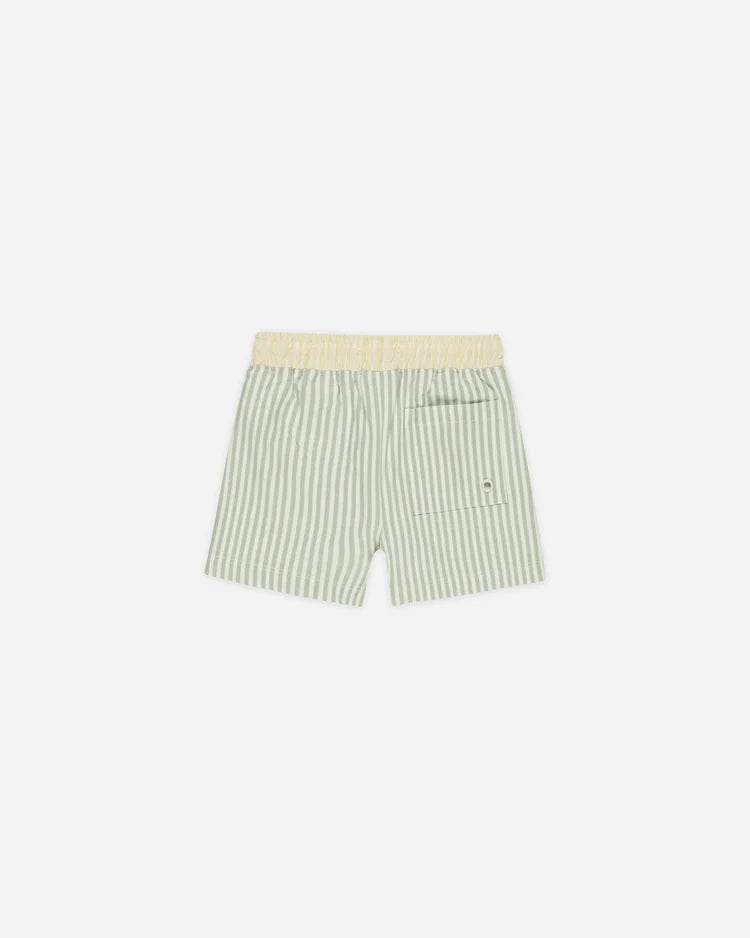 Boardshort | Sage Stripe | Rylee & Cru