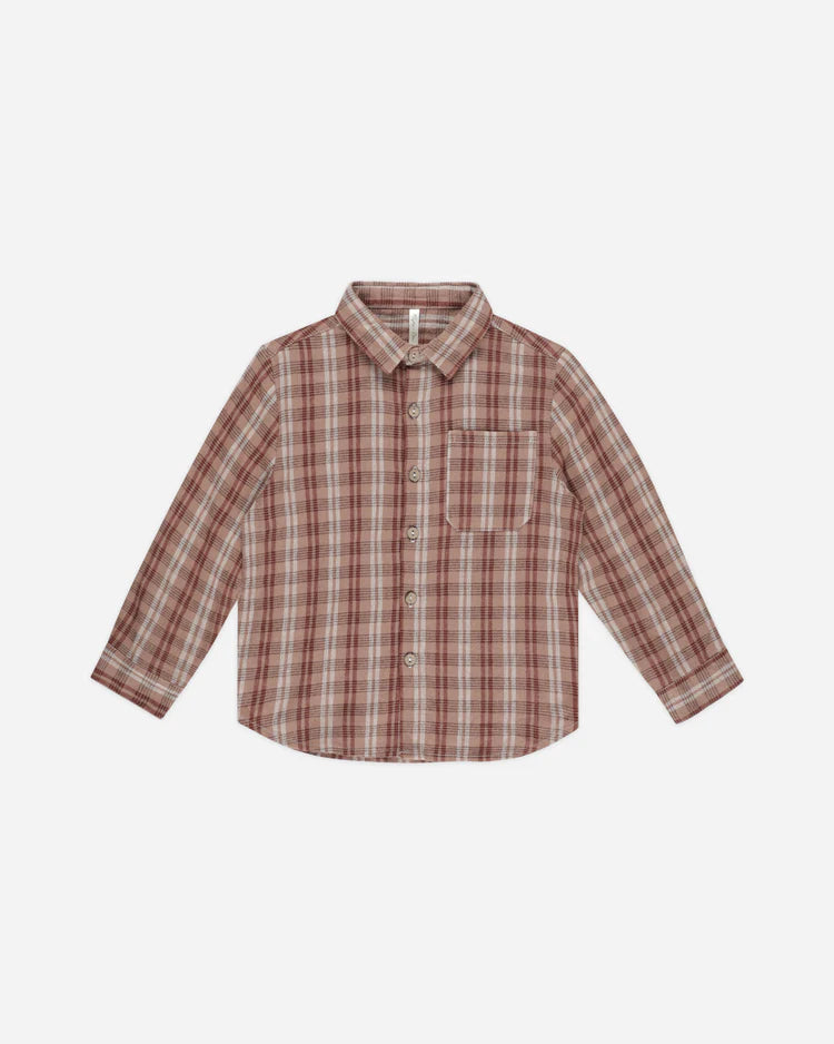 Collared Long Sleeve Shirt | Autumn Plaid | Rylee & Cru