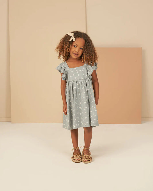 Mariposa Dress | Rylee & Cru | Blue Daisy