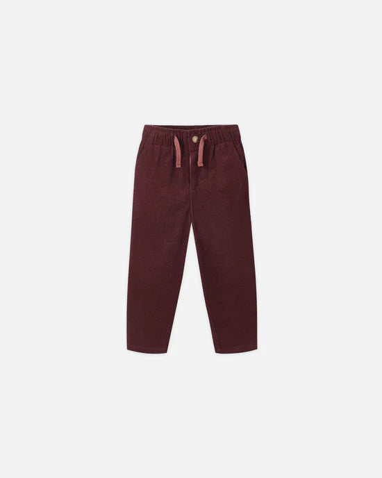 Kalen Pant | Burgundy | Rylee & Cru