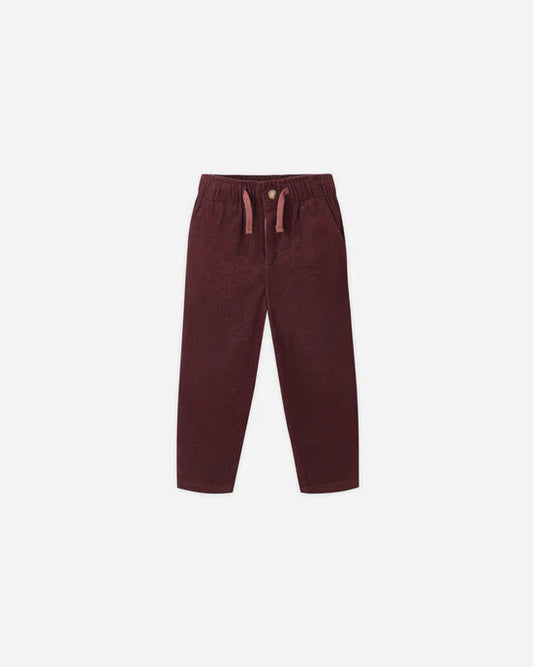 Kalen Pant | Burgundy | Rylee & Cru