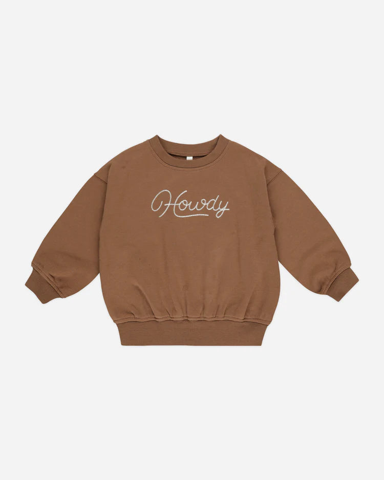 Relaxed Sweatshirt | Howdy | Rylee & Cru