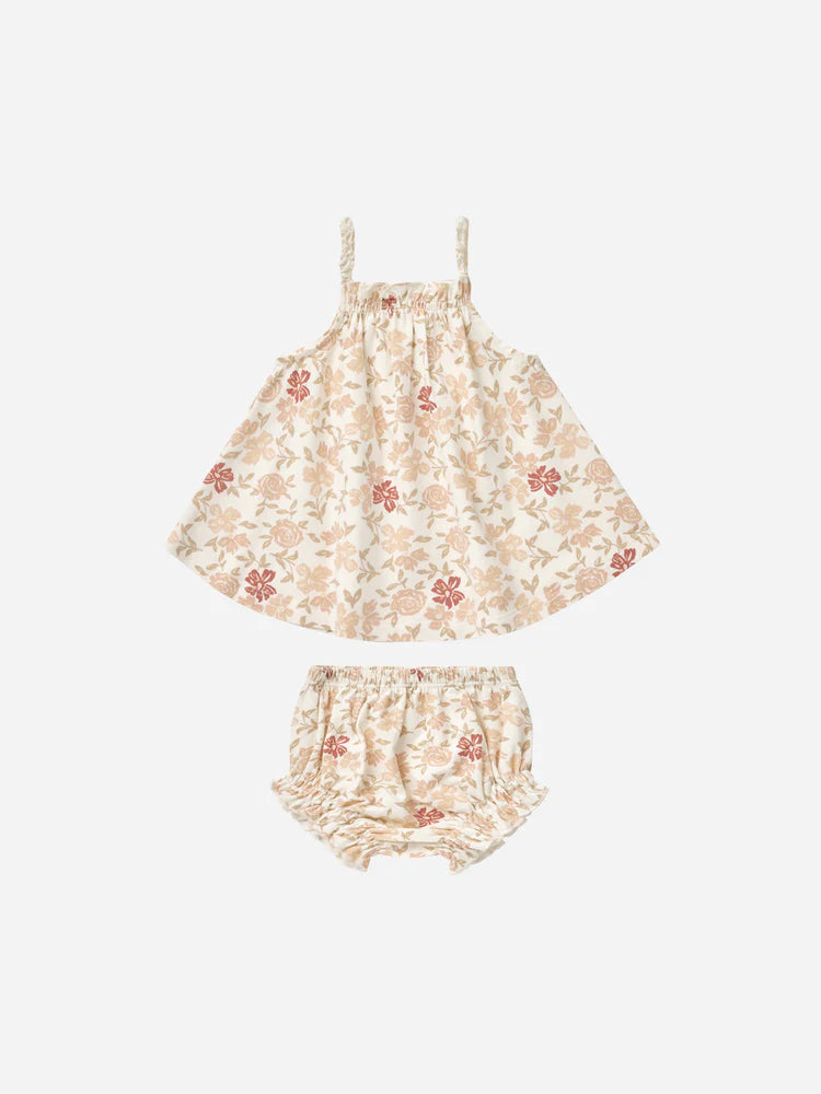 Swing Top + Bloomer Set | Rylee & Cru | Pink Floral