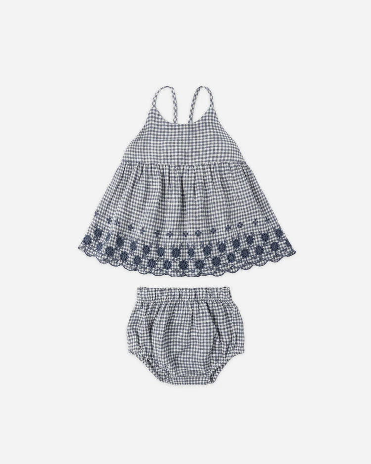 Zenni Set | Marine Gingham | Rylee & Cru