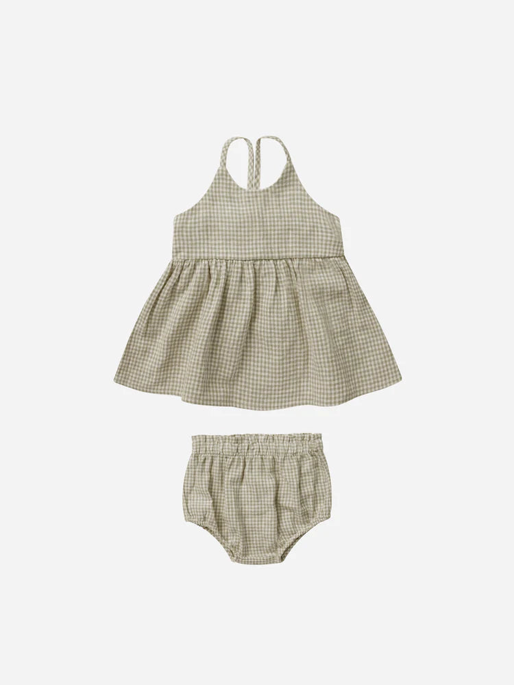 Zenni Set | Rylee & Cru | Sage Gingham