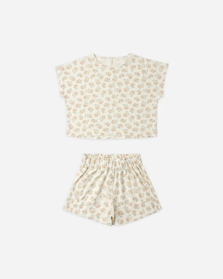 Raegan Set | Yellow Ditsy | Rylee & Cru