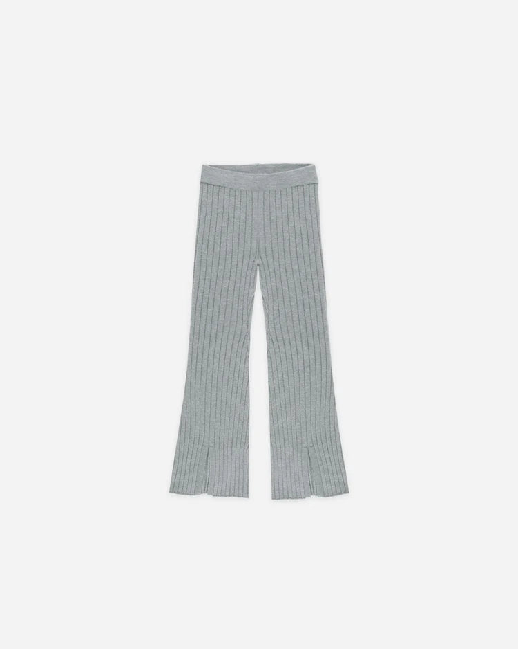 Flare Knit Pant | Dusty Blue | Rylee & Cru