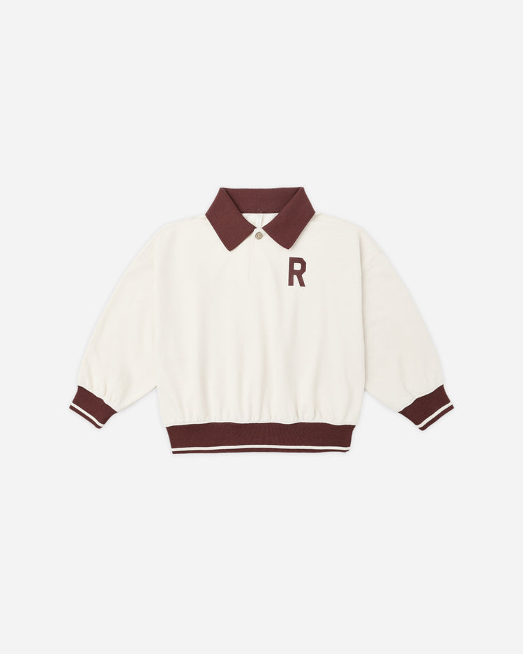 Collared Sweatshirt | Natural | Rylee & Cru