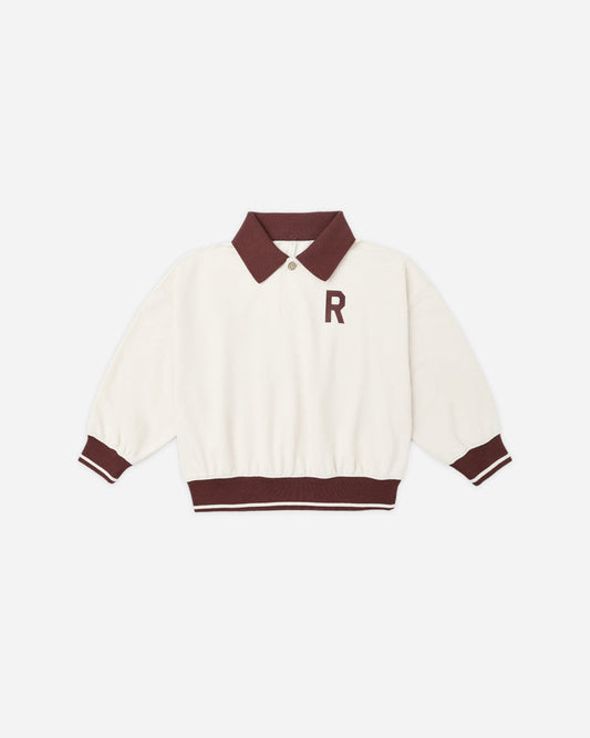 Collared Sweatshirt | Natural | Rylee & Cru