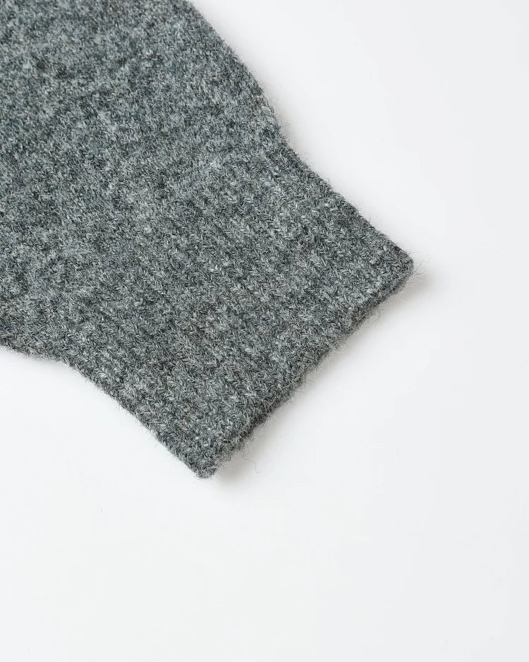 Collared Sweater | Heathered Grey | Rylee & Cru