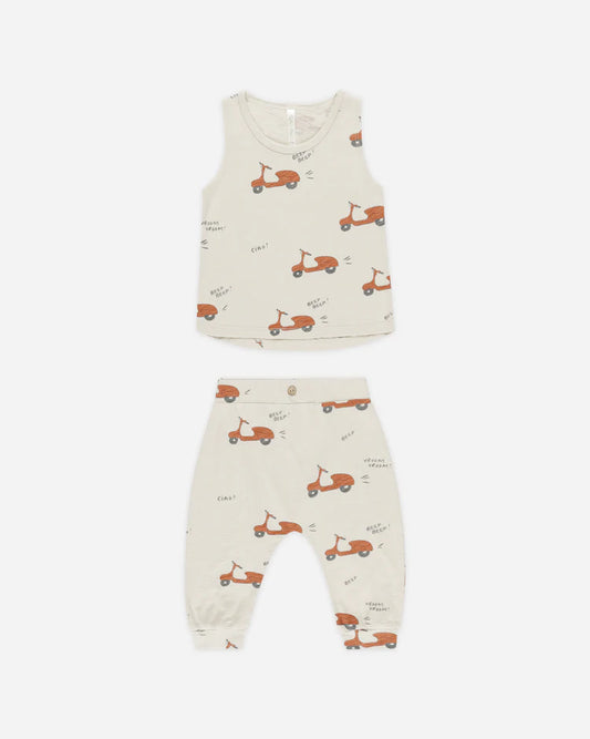 Tank + Slouch Pant Set | Moped | Rylee & Cru