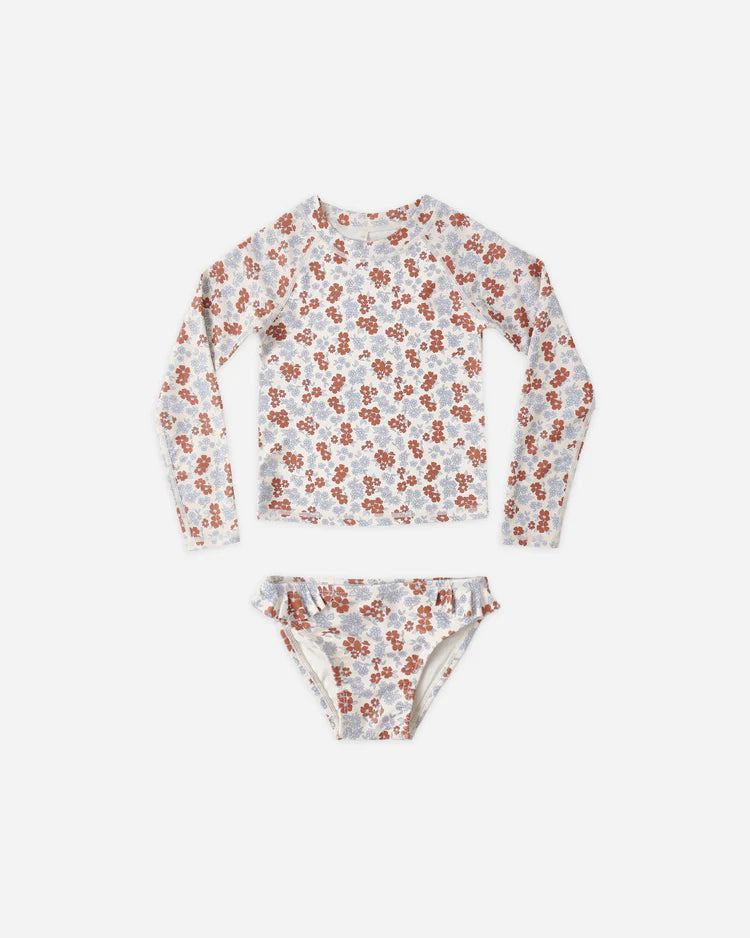 Maryn Rashguard Set | Americana Floral | Rylee & Cru