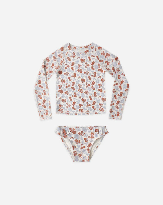 Maryn Rashguard Set | Americana Floral | Rylee & Cru