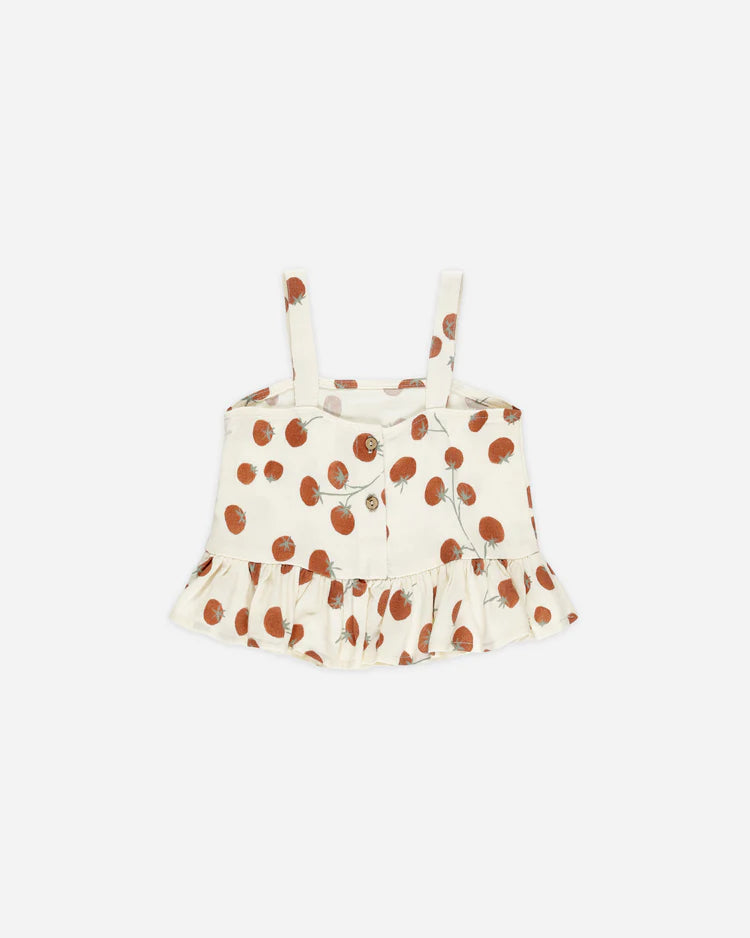 Cropped Peplum Tank | Tomatoes | Rylee & Cru