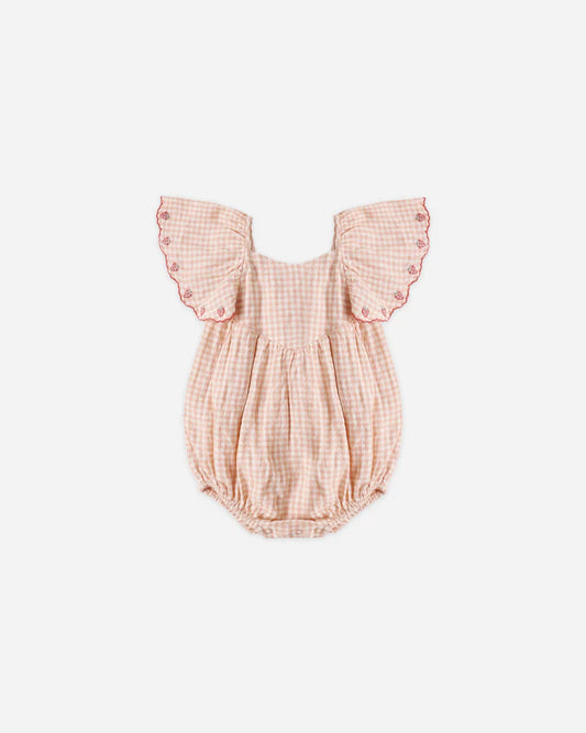 Roxy Romper | Petal Gingham | Rylee & Cru