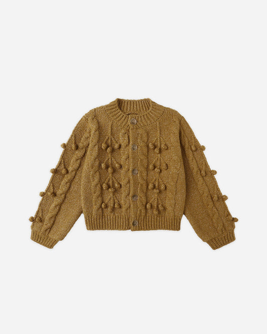 Bobble Cardigan | Golden | Rylee & Cru