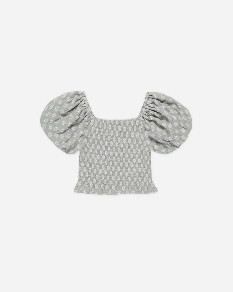 Trixie Top + Tiered Mini Skirt Set | Seafoam | Rylee & Cru