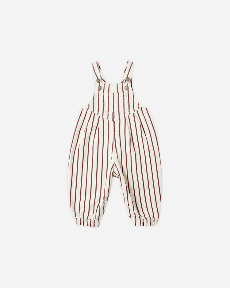 Vintage Overall | Burgundy Stripe | Rylee & Cru