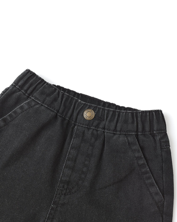 Baggy Pant | Washed Black | Rylee & Cru