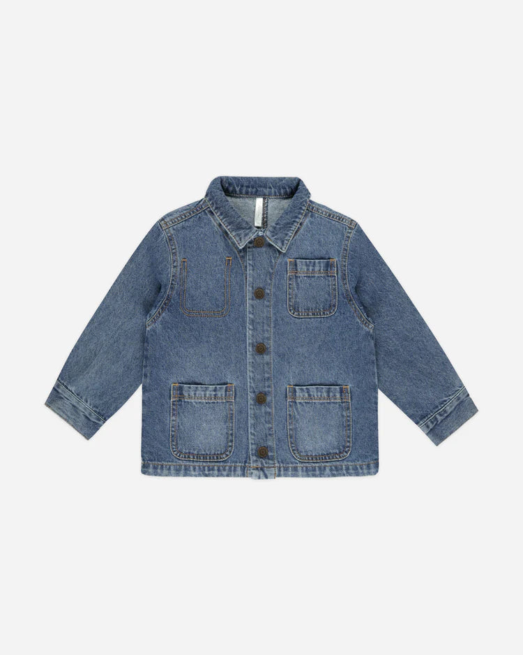 Denim Chore Coat | Indigo | Rylee & Cru