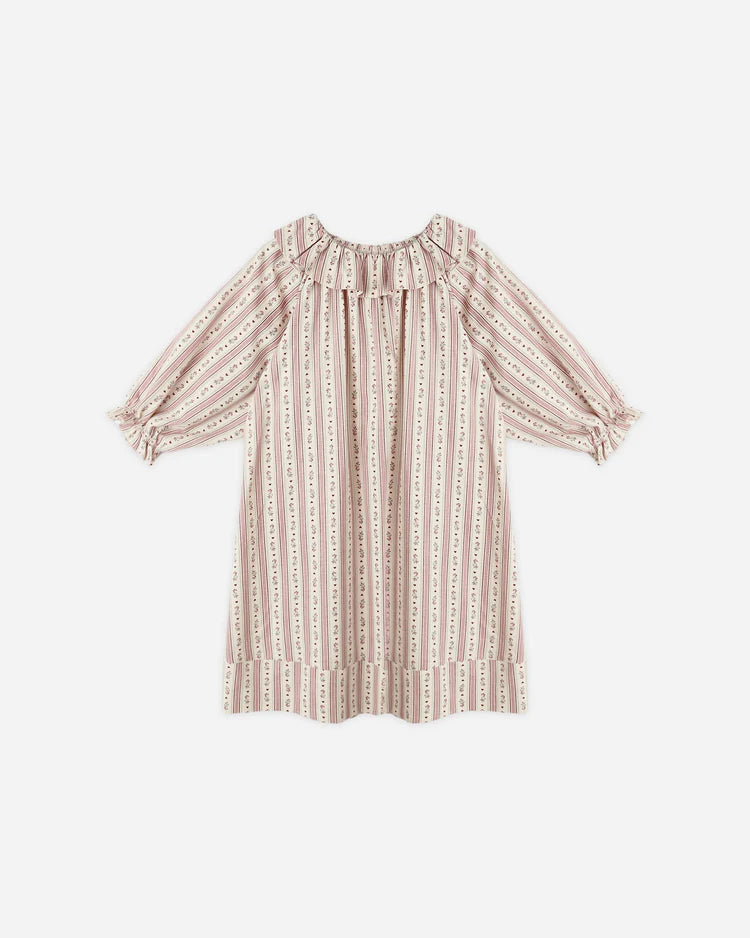 Girl's Nightgown | Candy Cane Stripe | Rylee & Cru