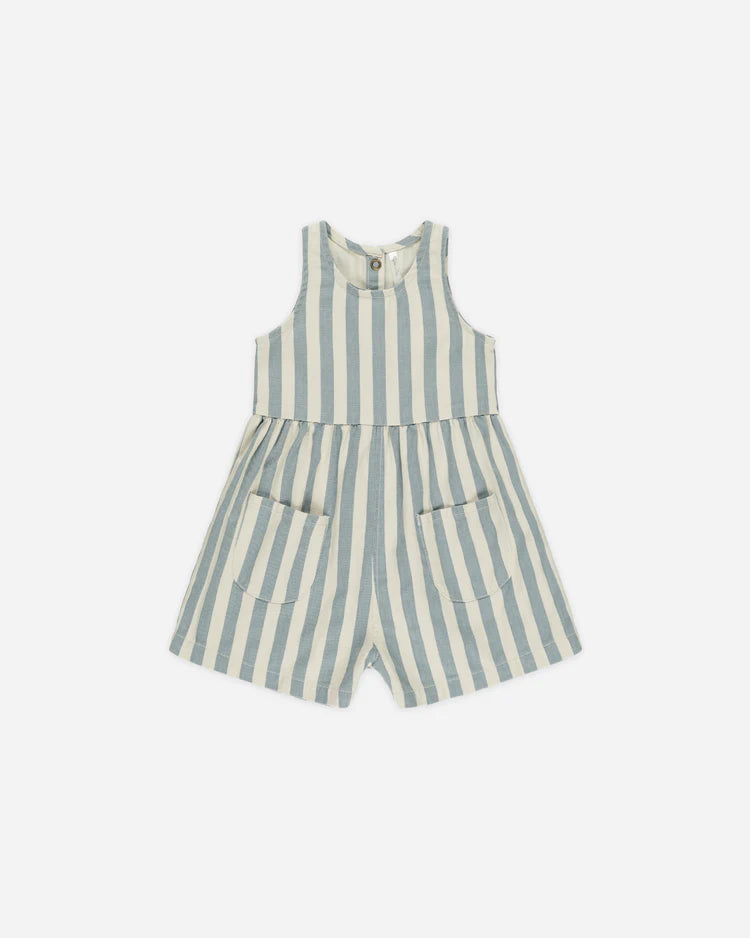 Dani Romper | Ocean Stripe | Rylee & Cru