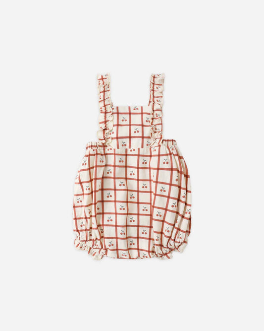 Chiara Romper | Cherry Check | Rylee & Cru
