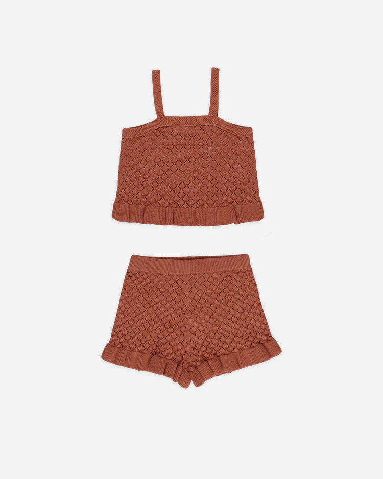 Crochet Tank Set | Poppy | Rylee & Cru
