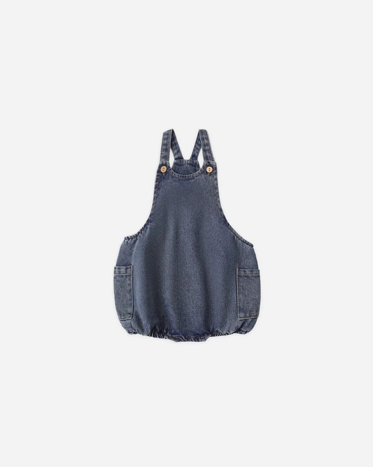Lou Romper | Navy Denim | Rylee & Cru