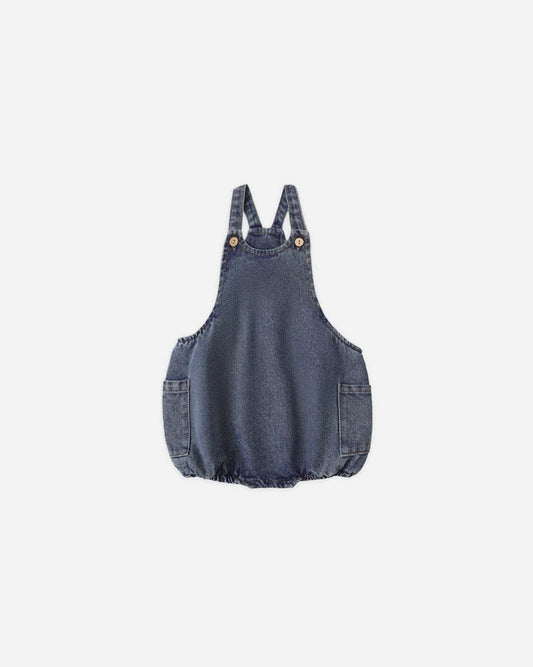 Lou Romper | Navy Denim | Rylee & Cru