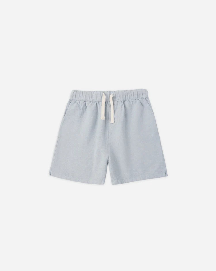Perry Short | Heathered Light Blue | Rylee & Cru