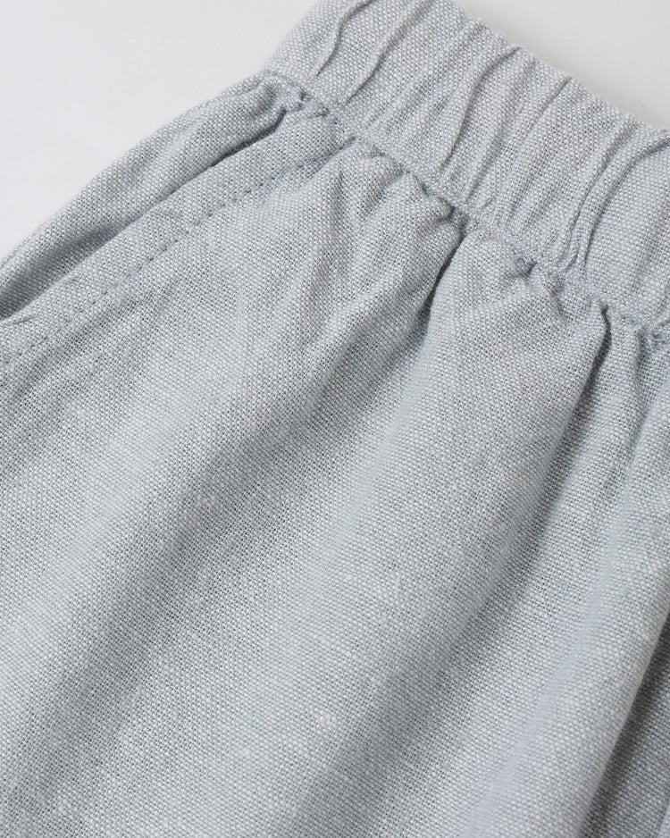 Perry Short | Heathered Light Blue | Rylee & Cru